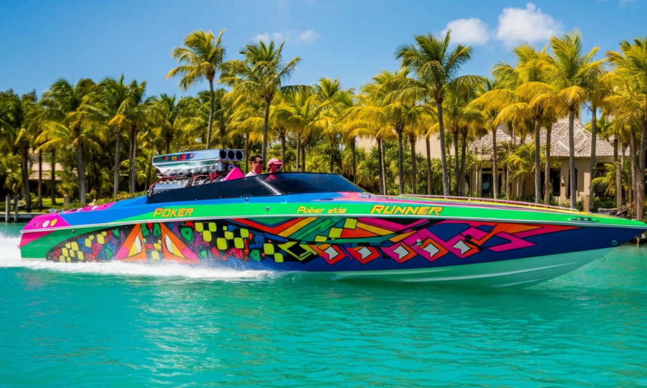 80s poker runner boat