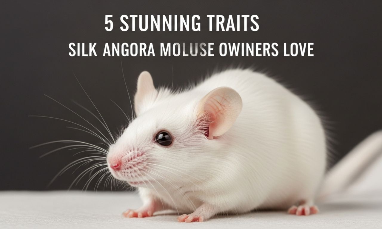 silk angora mouse tricolor