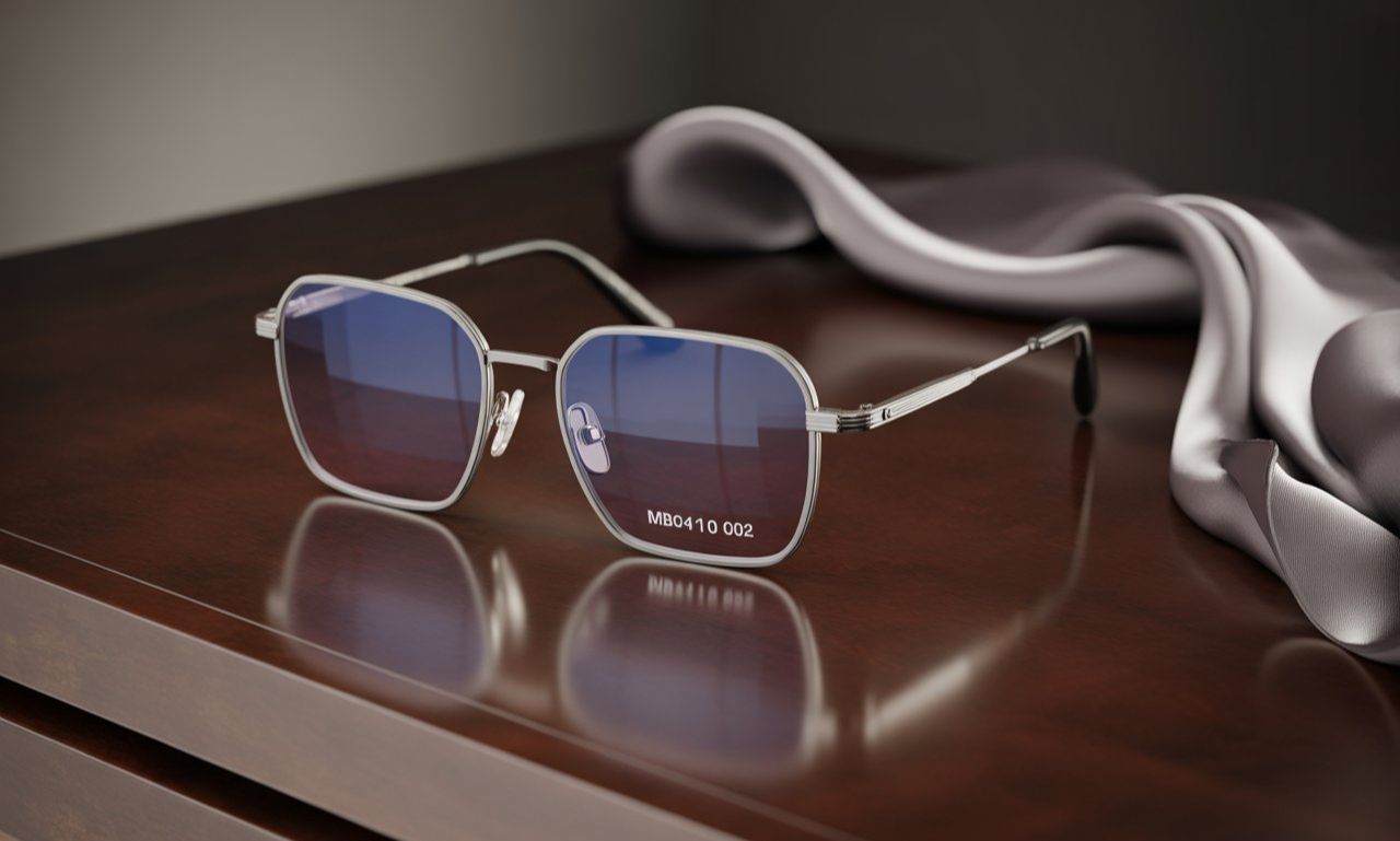 MB0411O 002 Light Gold Rectangular Sunglasses: The Best Style